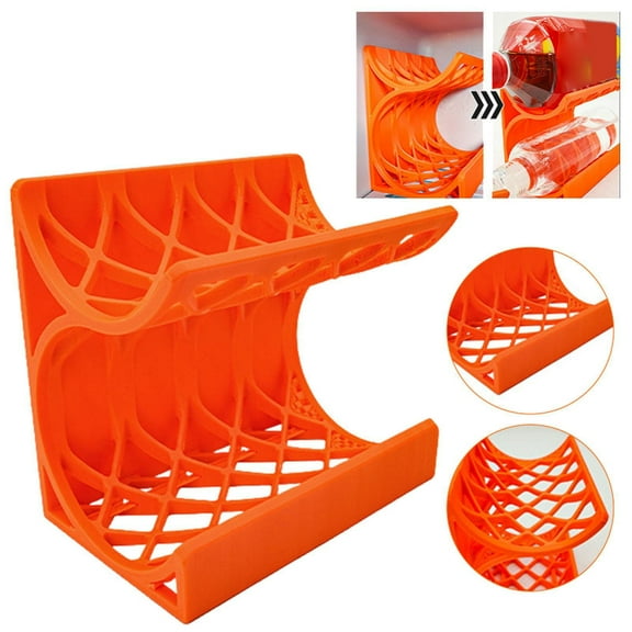 Clearance Rack under $10,Plastic Stackable Bottle Storage Holder Rack Holds 4 Bottles Standing Water Bottle/Wine And Drink Organizer Shelf For Kitchen Cabinet Fridge Countertop Pantry Freezer