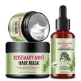 thumbnail image 2 of Clearance, Rosemaries Hair Care Set: Hair Oil 30ml + Hair Mask 120g - Deep Nourishment, Long-Lasting Fragrancy, Smooth And Shiny Hair, 2 of 5