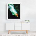thumbnail image 2 of Serene Aquatic Aura - Athens Greece Photography Aquatic Marine Life Abstract Water Animal Surrealism Wildlife White Framed Wall Art Print 9 x 12 inches, 2 of 3