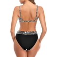 thumbnail image 2 of Bikini Triangular para Mujer Trajes de baño de Dos Piezas con Nudo de Cintura Alta Blanco M Blanco M Xishao ropa, 2 of 2