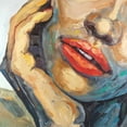 thumbnail image 3 of Irresistible lips closeup - 36"x36" canvas - Print on demand, 3 of 5