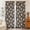 Pioneer Flower Floral Print Pattern-3, variant on Pioneer Flower Floral Print Pattern Sheer Curtains, Voile Drapes with Dual Rod Pocket, Airy Sheer Gifts for Living Room Bedroom,42x63in(107x160cm)