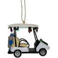 thumbnail image 3 of Kurt Adler 3.5 Inch Resin White Golf Cart Ornament, 3 of 7