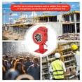 thumbnail image 4 of Sirena De Manivela De aleación De Aluminio, Alarma Fuerte Para Emergencia, Compacta Y Portátil, Volumen Ajustable, Amplia Aplicación Con Sonido De 110 DB Y Construcción Sólida, 4 of 7