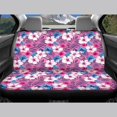 thumbnail image 4 of HUISEFOR Tropical Plant Car Seat Cover Set Breathable 4 Piece Car Seat Cover Full Set All-Season Protection Cars Interior Accessories Easy to Installation Fit for Most Cars SUVs, 4 of 6