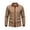 MY20-Khaki, variant on MiYuan Men's Textured Striped Shirts Casual Button down Long Sleeve Shirt Collared, Vintage for Daily Wear