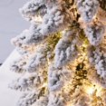 thumbnail image 4 of Tabletop Christmas Tree Snow Flocked Christmas Tree With Led Lights, 4 of 5