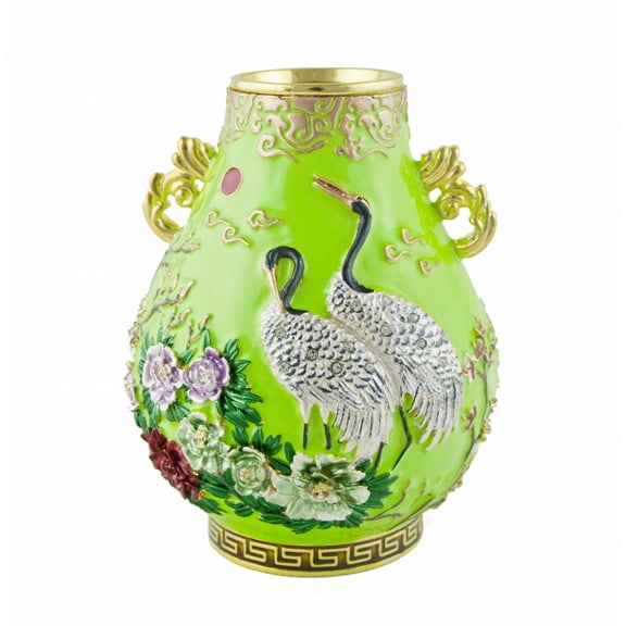 Feng Shui Green Luminious Vase