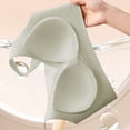 thumbnail image 6 of Women's Pullover Fixed Cup Bra, Full Coverage Wire Free Underwear with Wide Straps, Back Smoothing Light Support Bra | VerBelle,Green M, 6 of 6