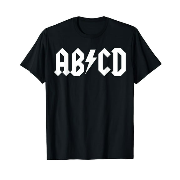 Boys Girls Teachers ABCD Rock Graphic back to School T-Shirt
