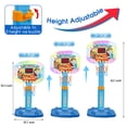 thumbnail image 3 of Aro de baloncesto ajustable para niños pequeños LACCHOUFEE con marcador LED, 3 of 8