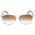 thumbnail image 2 of Kate Spade New York DALIA2/S 03YG B1 Gold/Havana/Dots Women's Aviator Sunglasses, 2 of 2