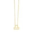 thumbnail image 1 of 14K Yellow Gold Libra Necklace, 1 of 1