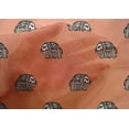 thumbnail image 4 of oneOone Cotton Silk Fabric Elephant Block Print Fabric By Yard 42 Inch Wide, 4 of 4