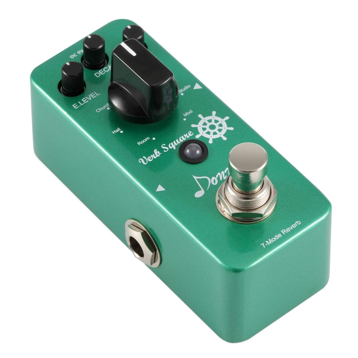 Donner Reverb Guitar Pedal, Verb Square Digital Reverb 7 Modes Room