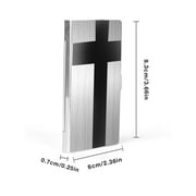 Stainless Steel Business Card Holder, Slim Metal Pocket Card Case Wallet for ID, Credit Cards and Name Cards, TIKA