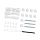 thumbnail image 4 of Kit de reparación de persianas plisadas para vehículos recreativos, accesorios de ferretería livianos, persianas resistentes para vehículos recreativos Blanco, 4 of 9