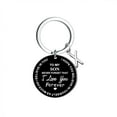 thumbnail image 3 of Creative DIY To My SON Black Stainless Steel Last Name 26 Letter Keychain 2.5cm, 3 of 8
