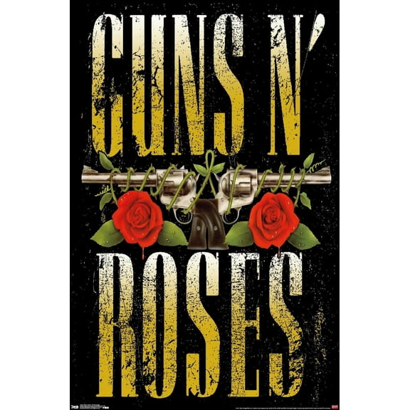 Guns N' Roses - Stacked Logo Wall Poster, 22.375" x 34"