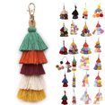 thumbnail image 2 of Tassel Keychain Fashion Multipurpose Key Ring Pendant Pom Pom Tassel Bag Charm, 2 of 7