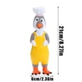 thumbnail image 2 of Moonsky Latex Screaming Rubber Chicken Squeaky Toy for Dogs with Dur-able Texture for Chewing and Fetch Play Sessions, B, 2 of 6