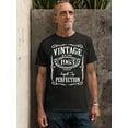 thumbnail image 2 of 60th Birthday VINTAGE 1963 Men's T-shirt, 2XL, Black, 2 of 3