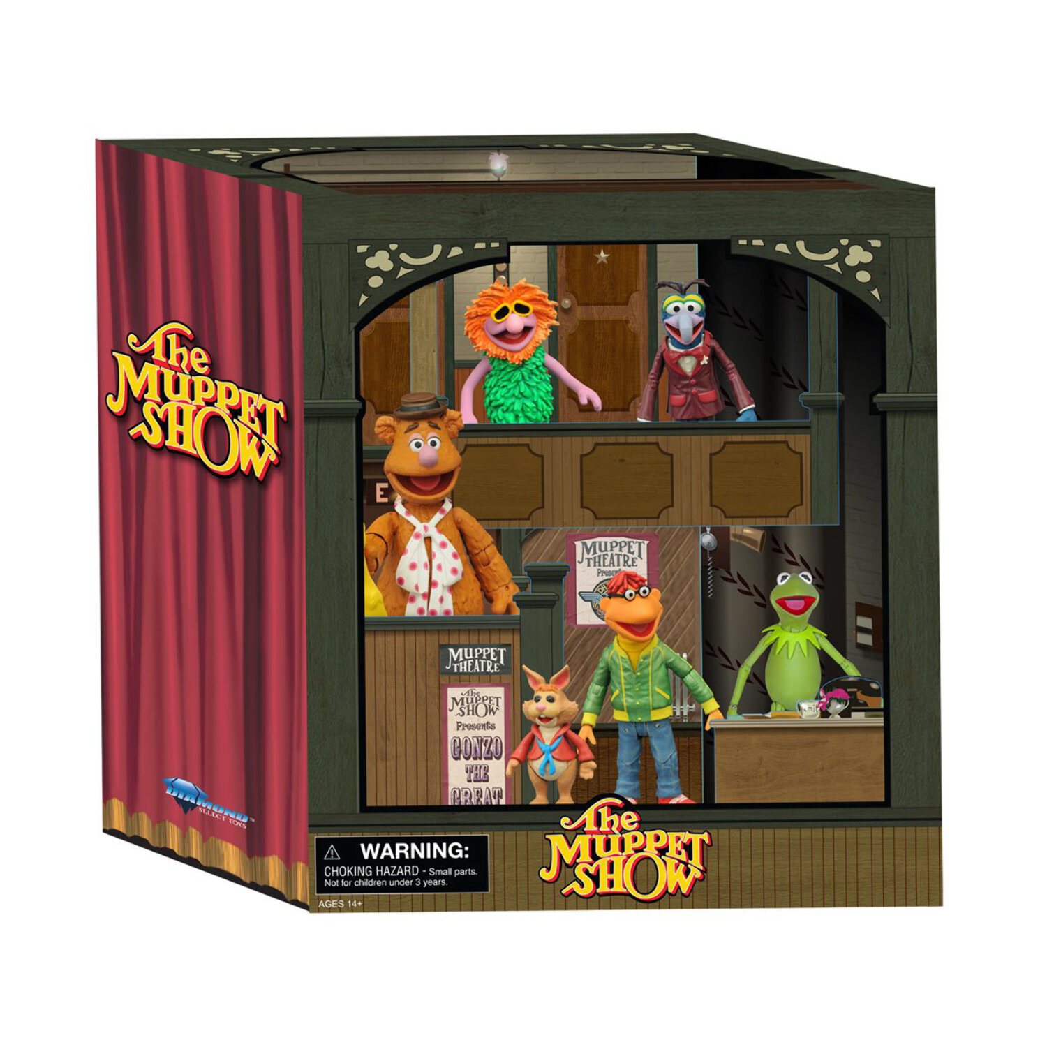 Diamond Select - The Muppets - Deluxe Backstage Action Figure Box 