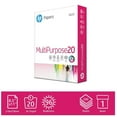thumbnail image 1 of HP Multipurpose20 Printer Paper, 8.5" x 11", 20 lb, 96 Bright, 500 Sheets per package, 1 of 6
