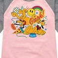 thumbnail image 3 of Disney - Pluto Collage - Youth Girls Raglan Graphic T-Shirt, 3 of 5