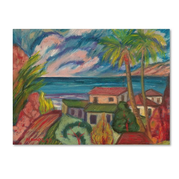 Trademark Fine Art "Hana Bay" Canvas Art by Manor Shadian