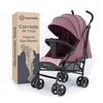 thumbnail image 1 of Carriola de Bastón para Bebé Esquimal, Carreola de Viaje, Ligera, Toldo Amplio, Reclinación Total (Lila - Rosa), 1 of 7