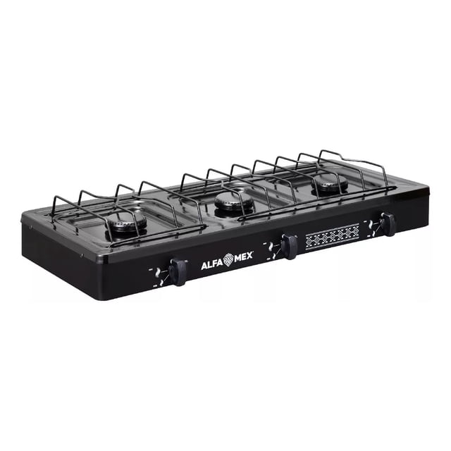 Parrilla Gas 3Q Negra ALFA 611