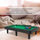 thumbnail image 4 of Juego De Billar En Miniatura, Simulación Divertida Que Ahorra Espacio, Mini Mesa De Billar Decorativa Para El Hogar, 4 of 7