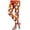Orange, variant on Mnuaqn Women's Halloween Leggings 3D Skull Pumpkin Horror Print Stretchy Soft High Waisted Workout Sports Yoga Pants (S, Light Gray)