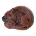 thumbnail image 4 of Exquisites Sleep Cats Stone Sculpture Crystal Sleep Cats, Polished Stone Decoration for Decors Enthusiasts, 4 of 7