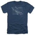 thumbnail image 1 of Star Trek - Enterprise Prints - Heather Short Sleeve Shirt - Small, 1 of 2