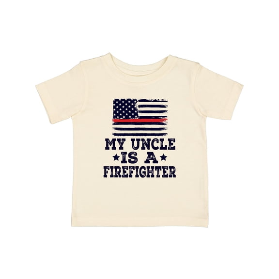 Inktastic Firefighter Uncle Fireman Nephew Boys or Girls Baby T-Shirt
