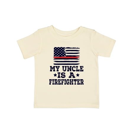 

Inktastic Firefighter Uncle Fireman Nephew Gift Baby Boy or Baby Girl T-Shirt