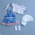thumbnail image 2 of Set de ropa Reborn Baby Dolls para niña de 43 a 56 cm con accesorios, 2 of 5