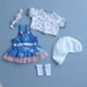 thumbnail image 2 of Set de ropa Reborn Baby Dolls para niña de 43 a 56 cm con accesorios, 2 of 5