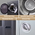 thumbnail image 4 of CTT Portable Dryers for Laundry 1500W, 3.5 cu.ft Compact Dryer with Stainless Steel Tub, 4 Drying Mode, Apartments, RVs, Dorms, 4 of 8
