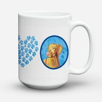 Carolines Treasures LH9370BU-CM15 Blue Vizsla Coffee Mug 15 oz 15 ounce multicolor