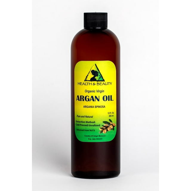Huile d'Argan Non Raffinée Biologique extra Vierge Marocaine Pressée à Froid pure 24 oz
