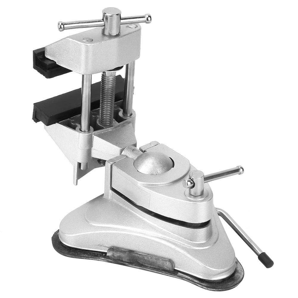 Vacuum Base Vise, Small Bench Vice, MultiUse MultiAngle Modeling For