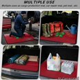 thumbnail image 3 of HUISEFOR Big Green Bow Car Trunk Mat 29" x 39" Anti Slip Scratchproof Cargo Mat Rear Trunk Liner Full Protection Vehicle Interior Accessories Suitable for Most Cars SUV, 3 of 7