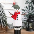 thumbnail image 4 of Christmas Wine Bottle Bag Snowman Santa Claus Wine Bag Cover Y(red White)(2pcs), 4 of 5