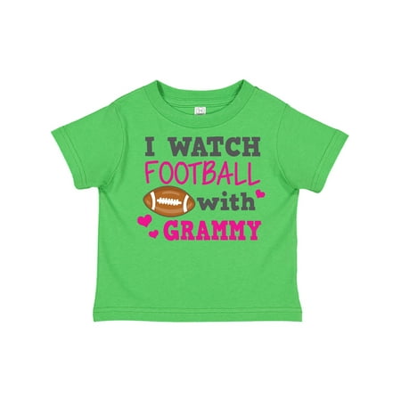 

Inktastic I Watch Football with My Grammy Gift Toddler Toddler Girl T-Shirt