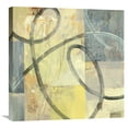 thumbnail image 1 of Global Gallery's 'Ribbon Dance I' By Albena Hristova Stretched Canvas Wall Art, 1 of 4