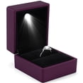 thumbnail image 2 of LED Ring Box Illuminated Ring Box For Marriage Proposal Ring Box With LED Interior Lighting For Engagement Wedding, 2 of 8