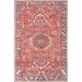 thumbnail image 3 of GLN Rugs Kerasus - Indoor, Machine Washable Area Rug 3'x5' Multi Red Home Carpet, 3 of 7